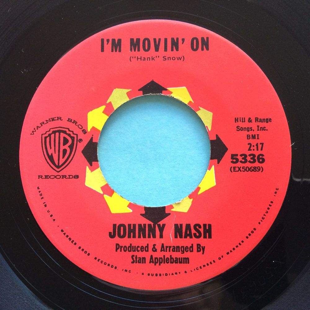 Johnny Nash - I'm movin' on -  WB - Ex