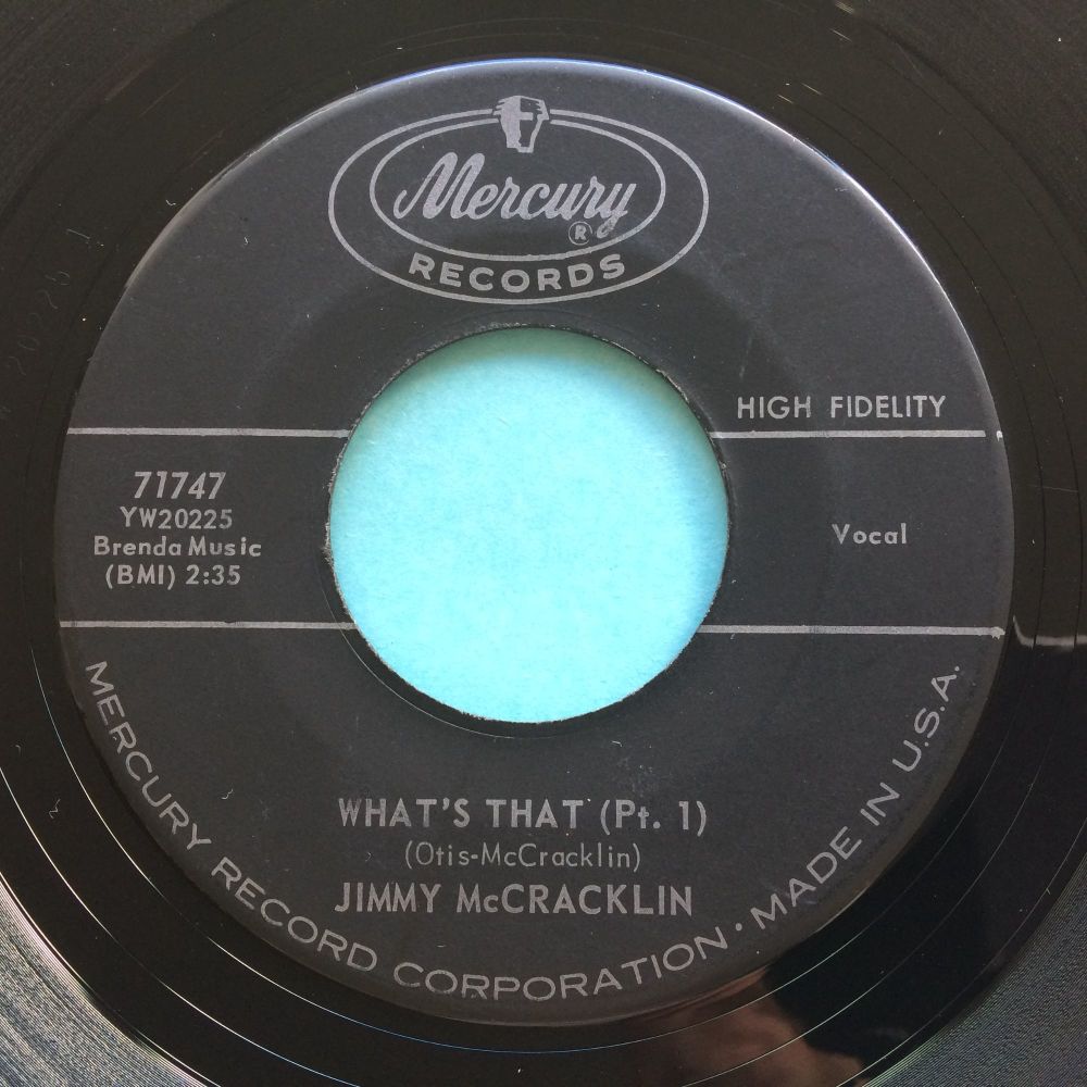 Jimmy McCracklin - What's that (Pt. 1) - Mercury  - Ex- (Vinyl copy)