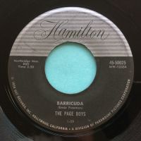 Page Boys - Barricuda b/w Peter Gunn - Hamilton - VG+