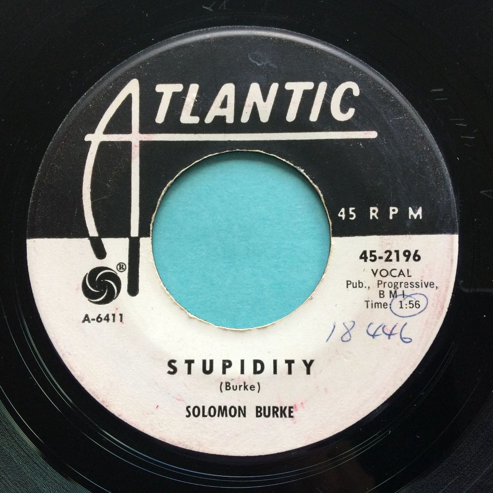 Solomon Burke - Stupidity - Atlantic promo - VG+