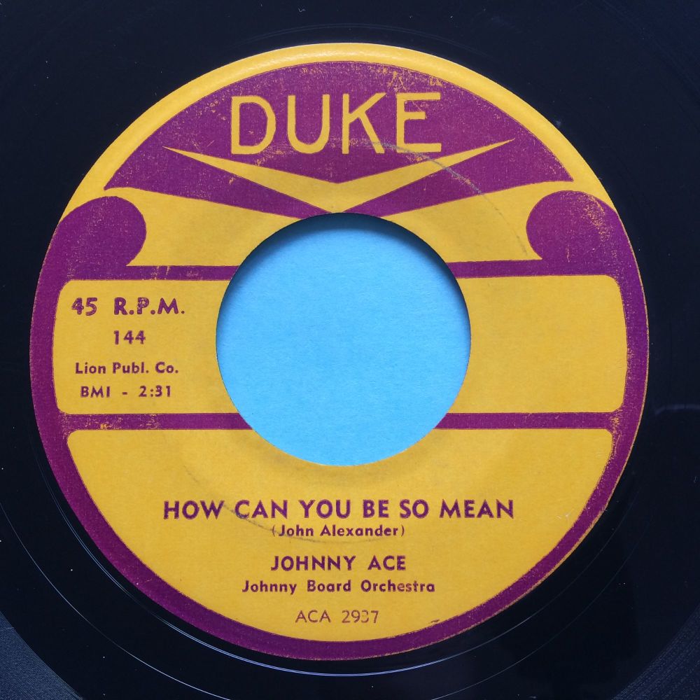 Johnny Ace - How can you be so mean - Duke - VG+