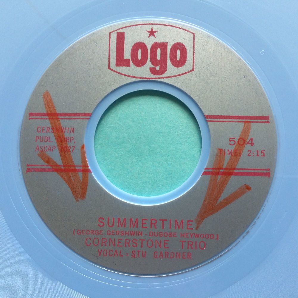 The Cornerstone Trio - Summertime - Logo (Blue Vinyl) - Ex (wol)
