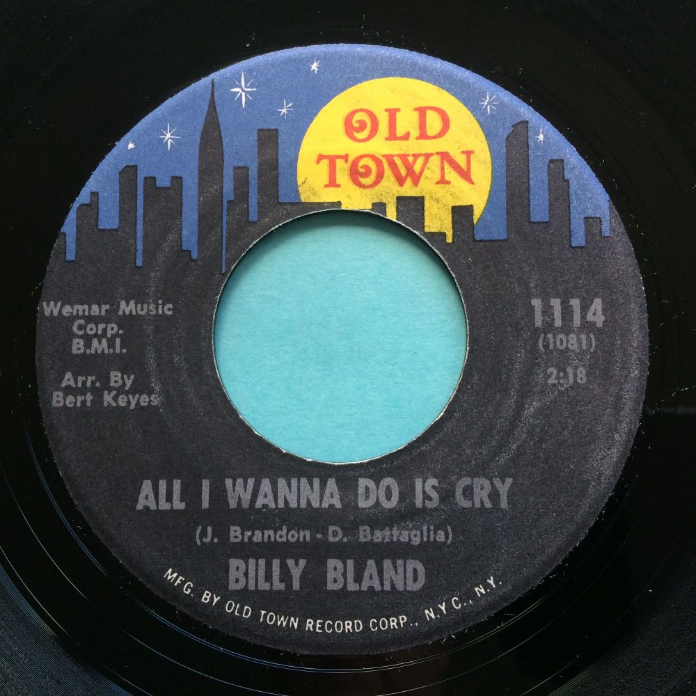Billy Bland - All I wanna do is cry - Old Town - Ex