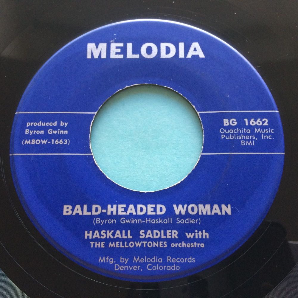 Haskall Sadler - Bald-headed woman b/w Herman Odom - You can't take it out of this world - Melodia - VG+