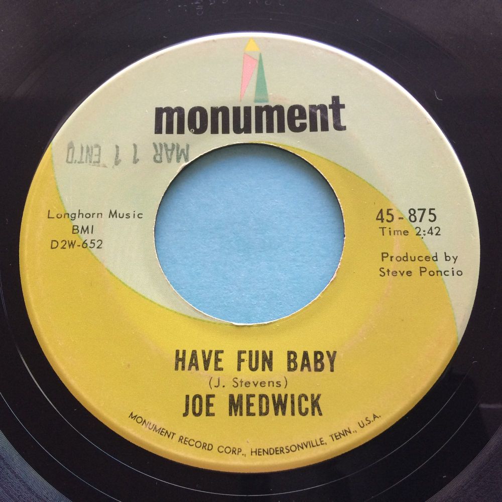 Joe Medwick - Have fun baby - Monument - VG+