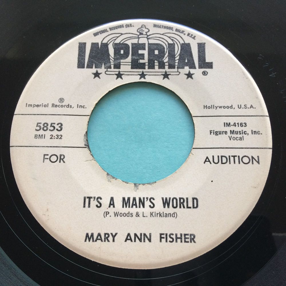 Mary Ann Fisher - It's a man's world - Imperial promo - Ex-
