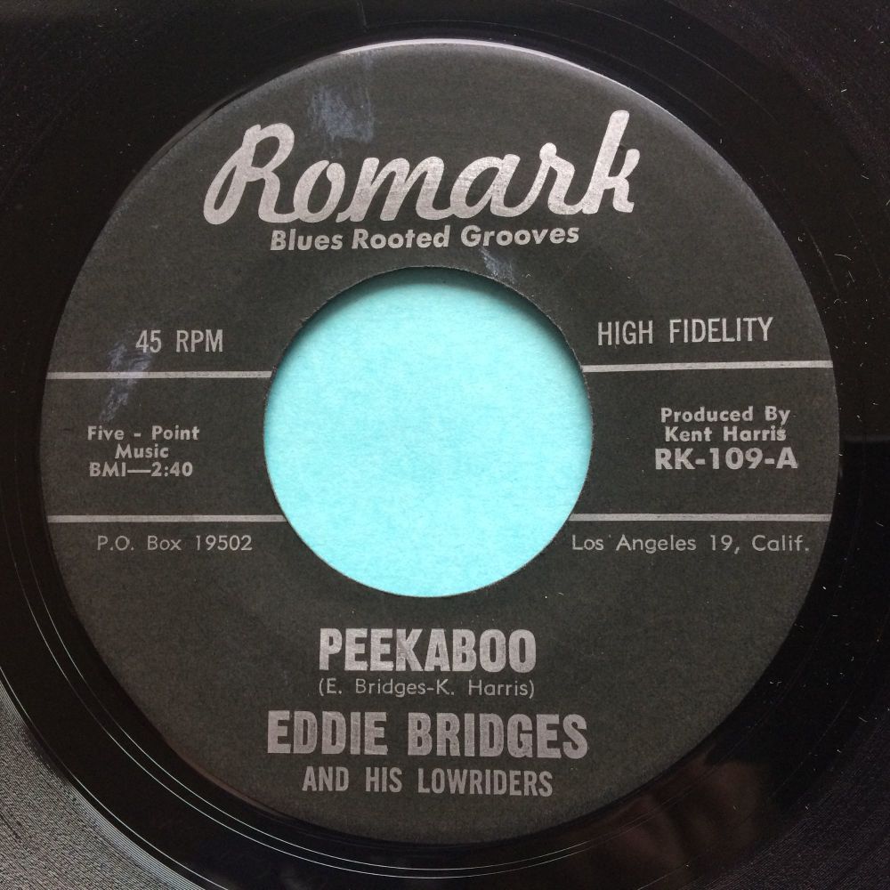 Eddie Bridges - Peekaboo b/w Out House - Romark - Ex
