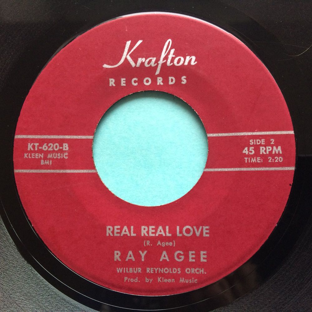 Ray Agee - Real real love - Krafton - Ex- (slight edge warp nap)