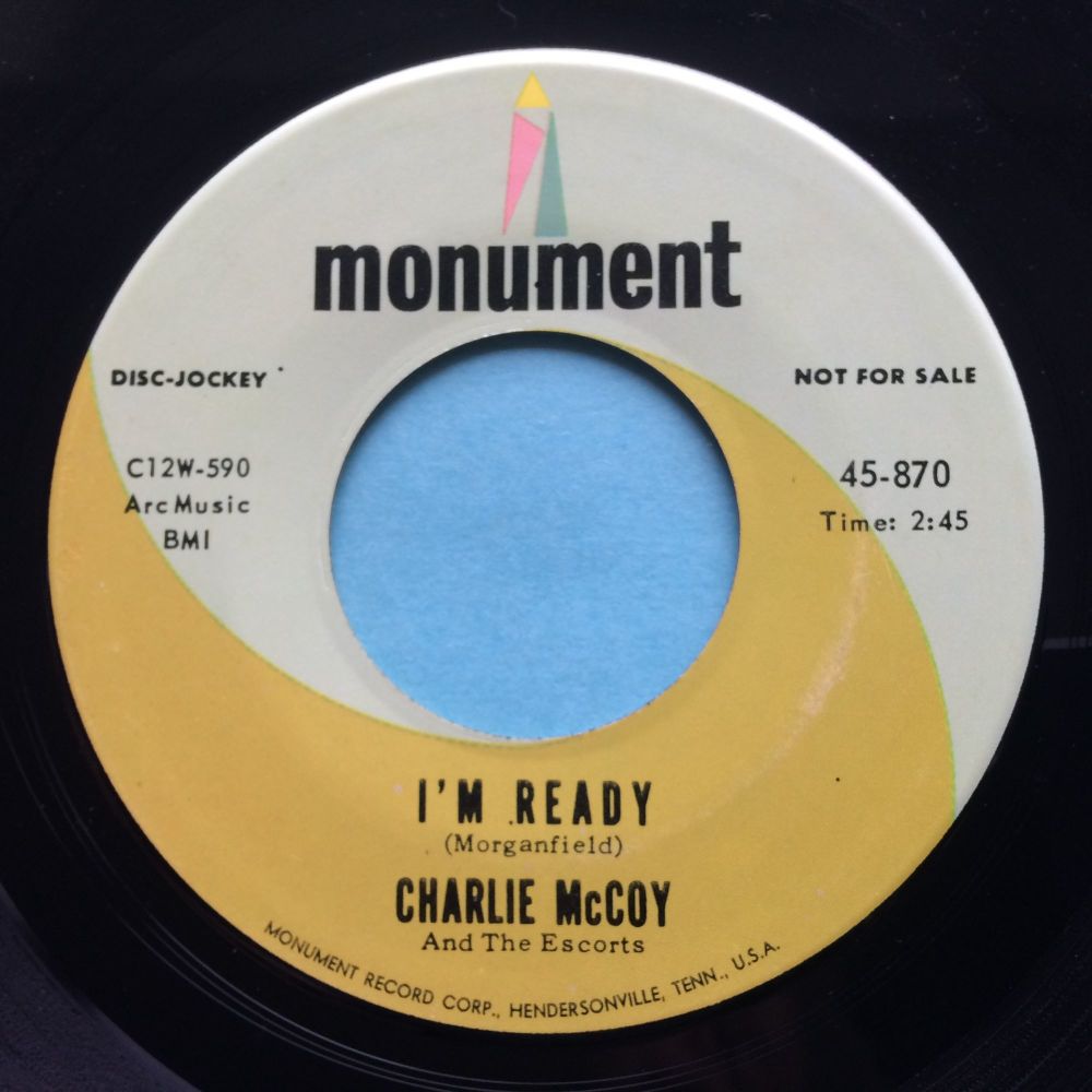Charlie McCoy - I'm ready - Monument promo - VG+ (slight edge warp nap)