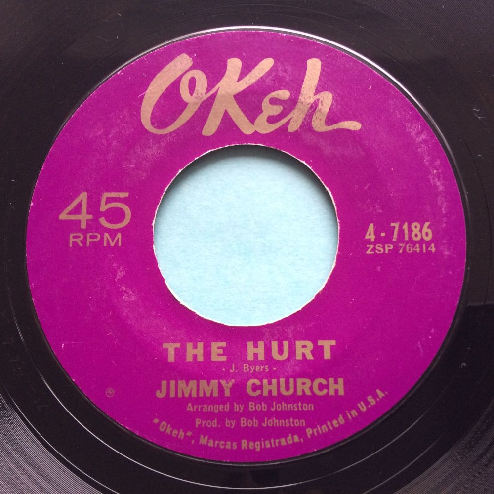 Jimmy Church - The hurt - Okeh - Ex-