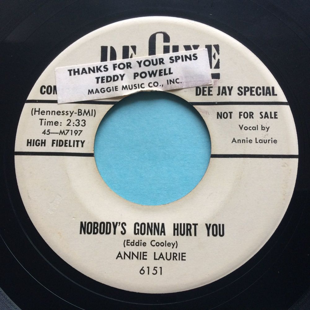 Annie Laurie - Nobody's gonna hurt you - Deluxe promo - Ex- (sol)