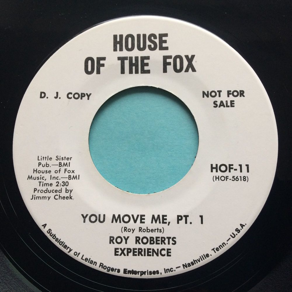Roy Roberts Experience - You move me - House of the fox (promo) - Ex