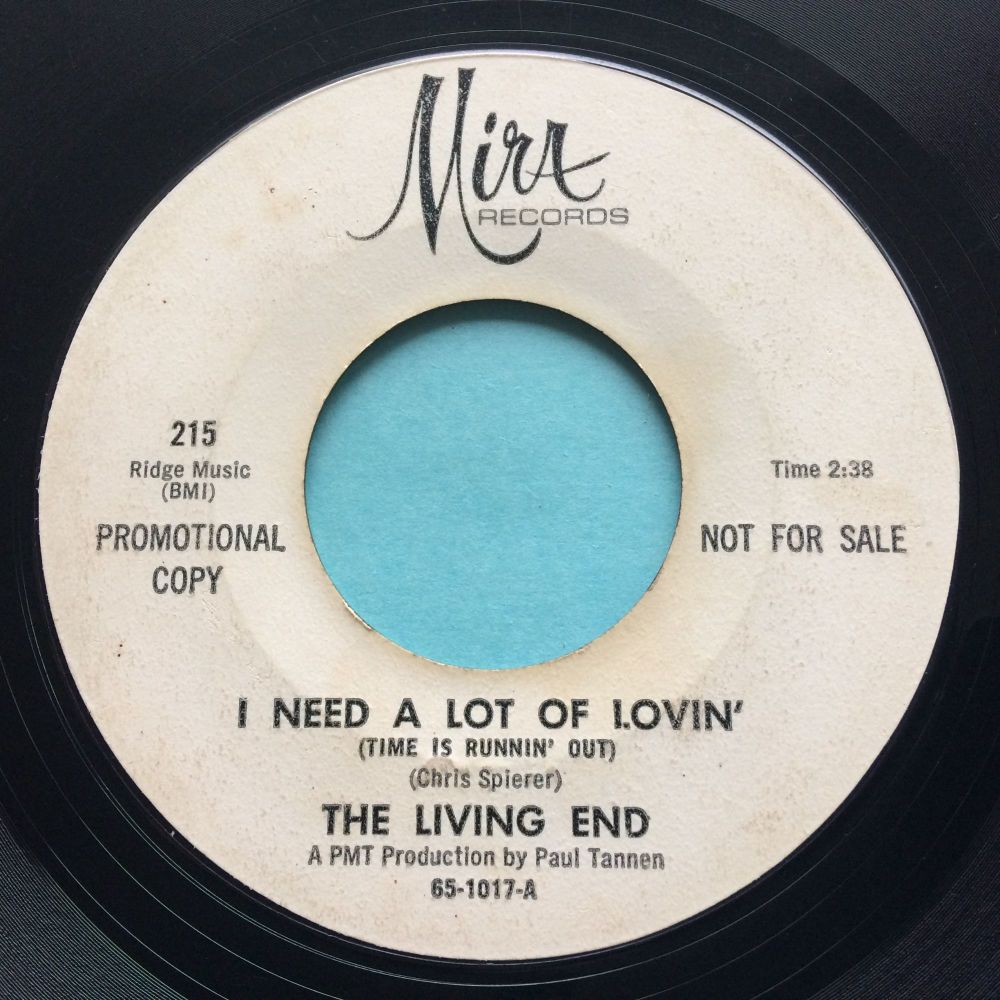 The Living End - I need a lot of lovin' b/w Turkey Stomp - Mira promo - VG+
