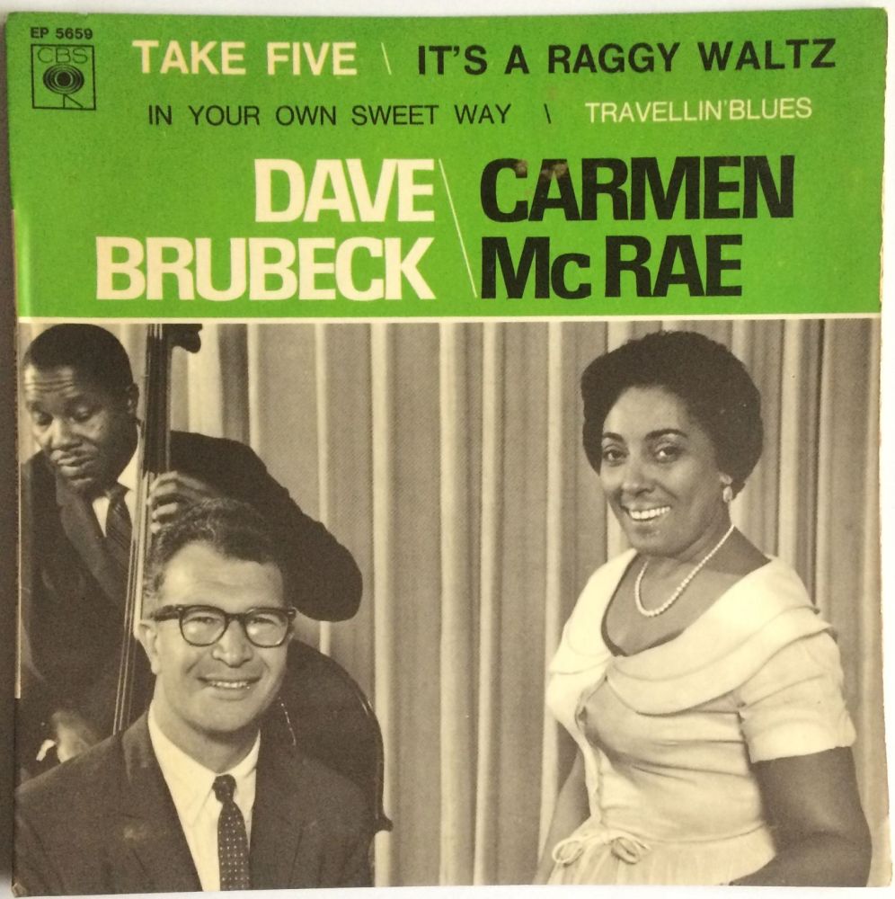 Carmen MccRae / Dave Brubeck - Take Five - CBS French EP - Ex-