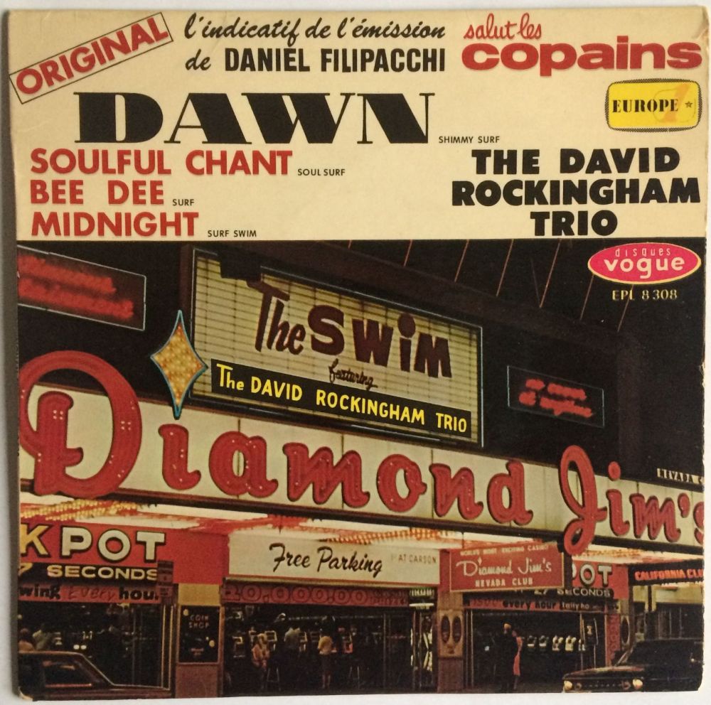 David Rockingham Trio - Soulful Chant / Bee Dee - French Vogue EP + pic sleeve - VG+