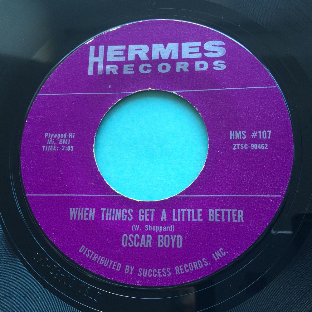 Oscar Boyd - When things get a little better - Hermes - Ex