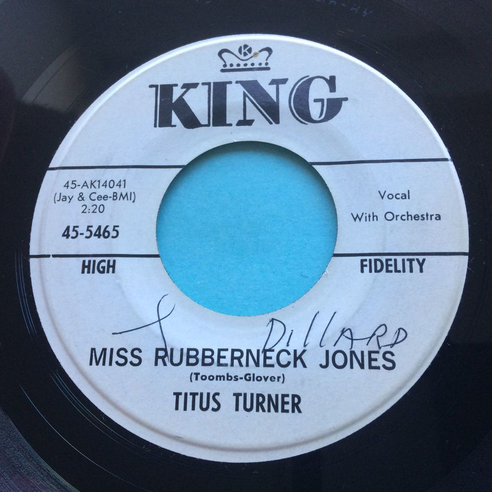 Titus Turner - Miss Rubberneck Jones - King promo - Ex- (swol)