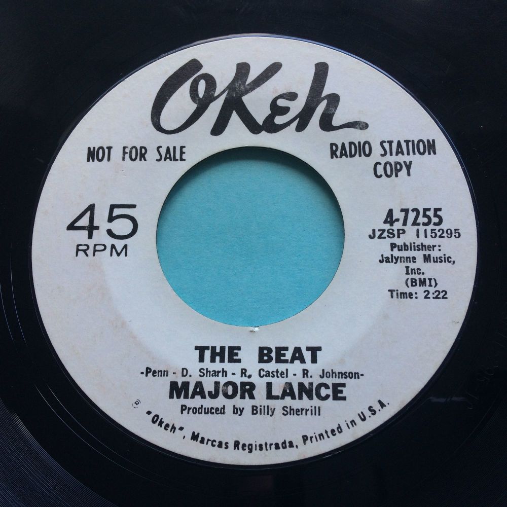 Major Lance - The beat b/w You'll want me back - Okeh promo - VG+