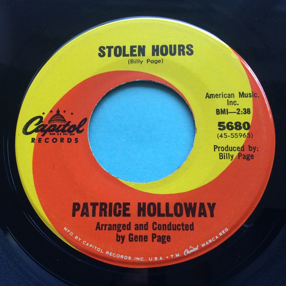 Patrice Holloway - Stolen Hours - Capitol - Ex