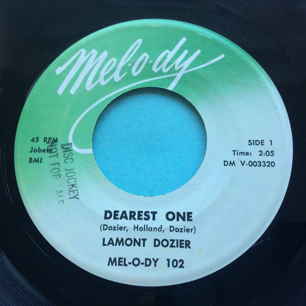 Lamont Dozier - Dearest one - Fortune teller tell me - Mel-o-dy - Ex-