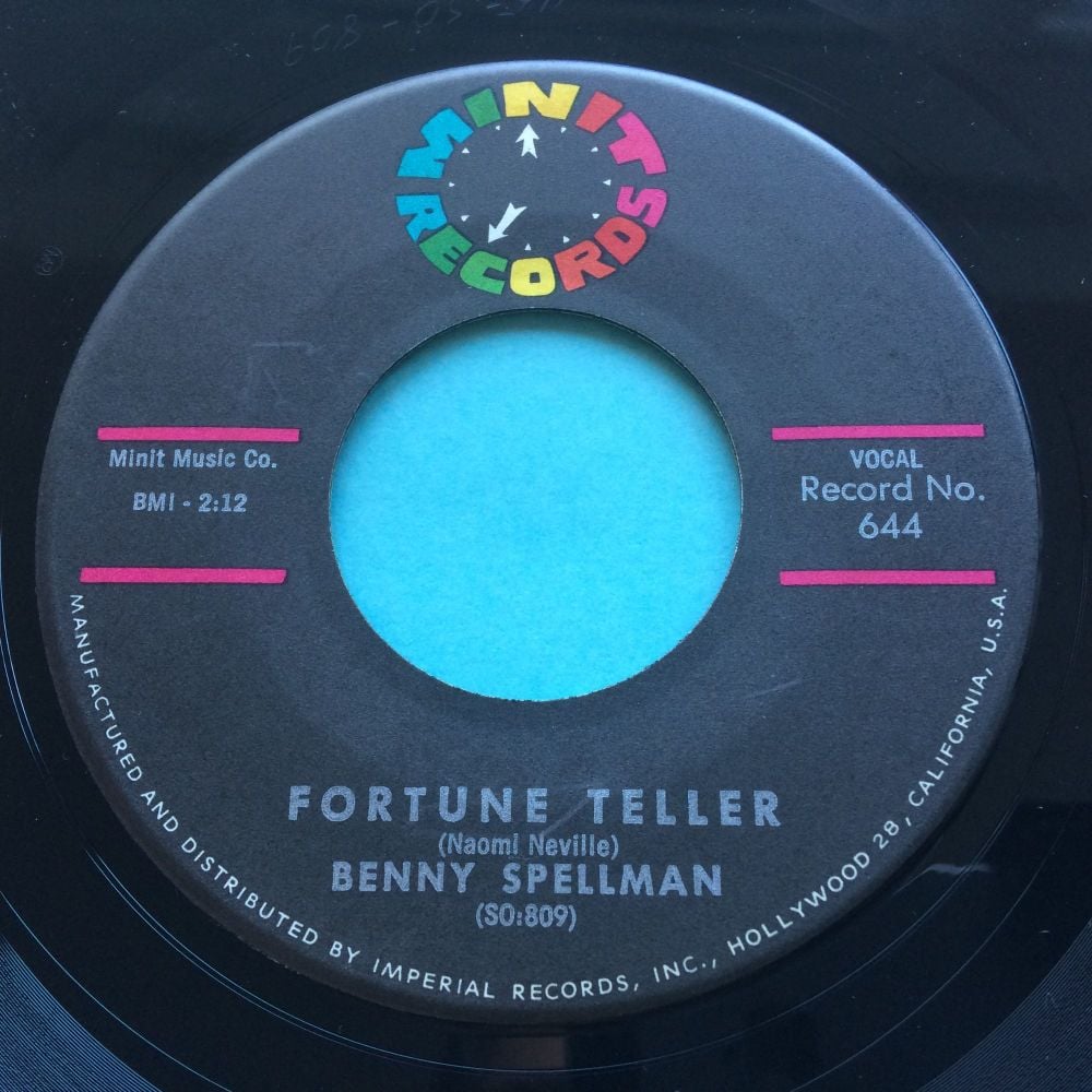 Benny Spellman - Fortune Teller - Minit - Ex-