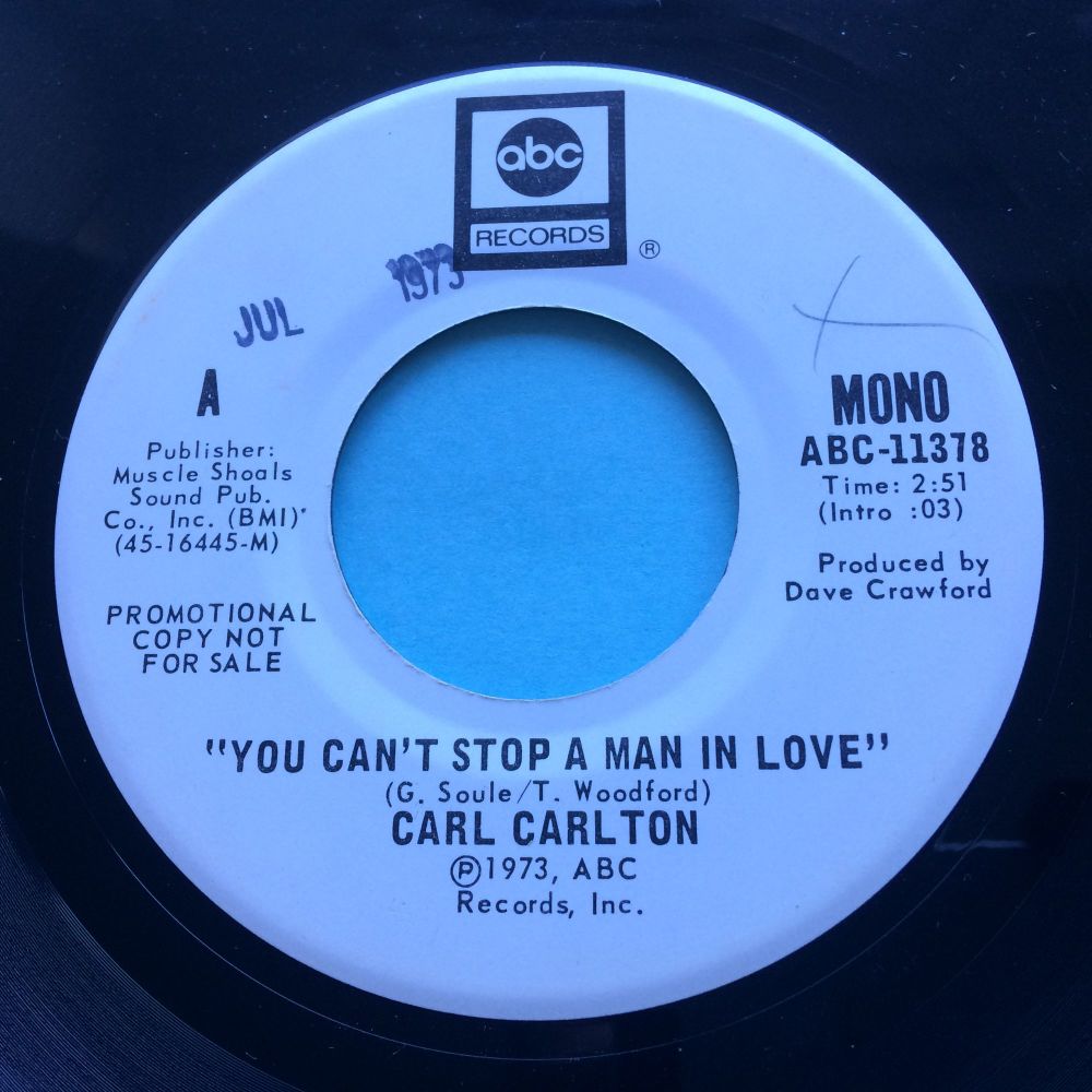 Carl Carlton - You can't stop a man in love - ABC promo - Ex-