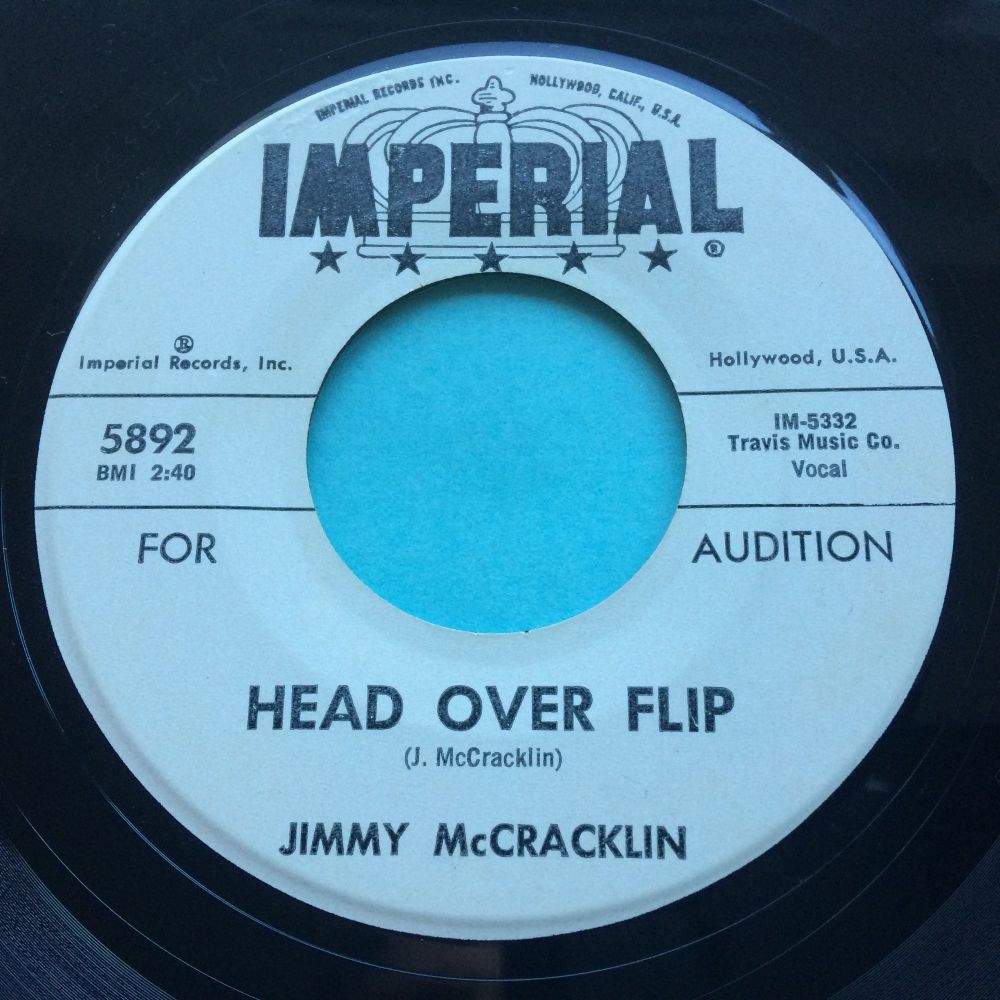 Jimmy McCracklin - Head over flip - Imperial promo - Ex-