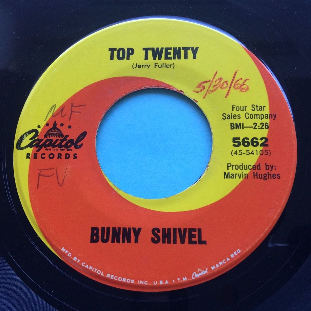 Bunny Shivel - Top Twenty - Capitol - Ex (swol)