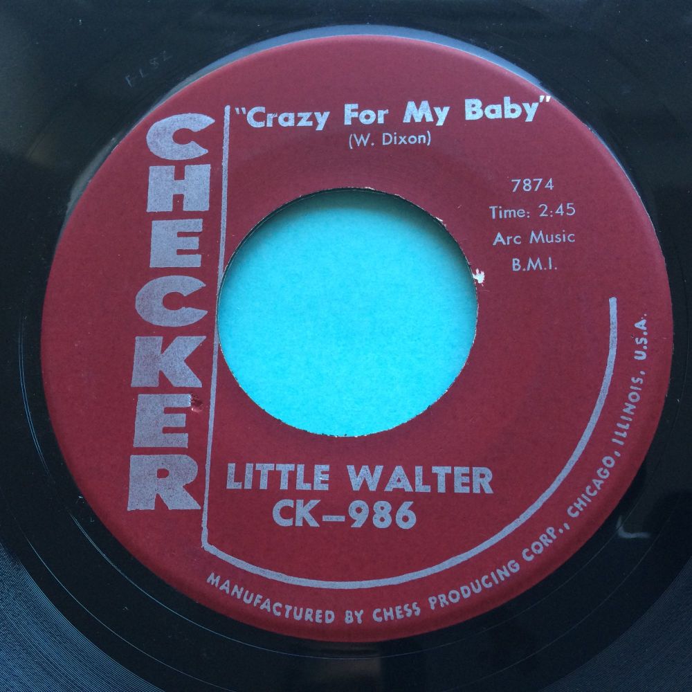 Little Walter - Crazy for my baby - Checker - Ex-