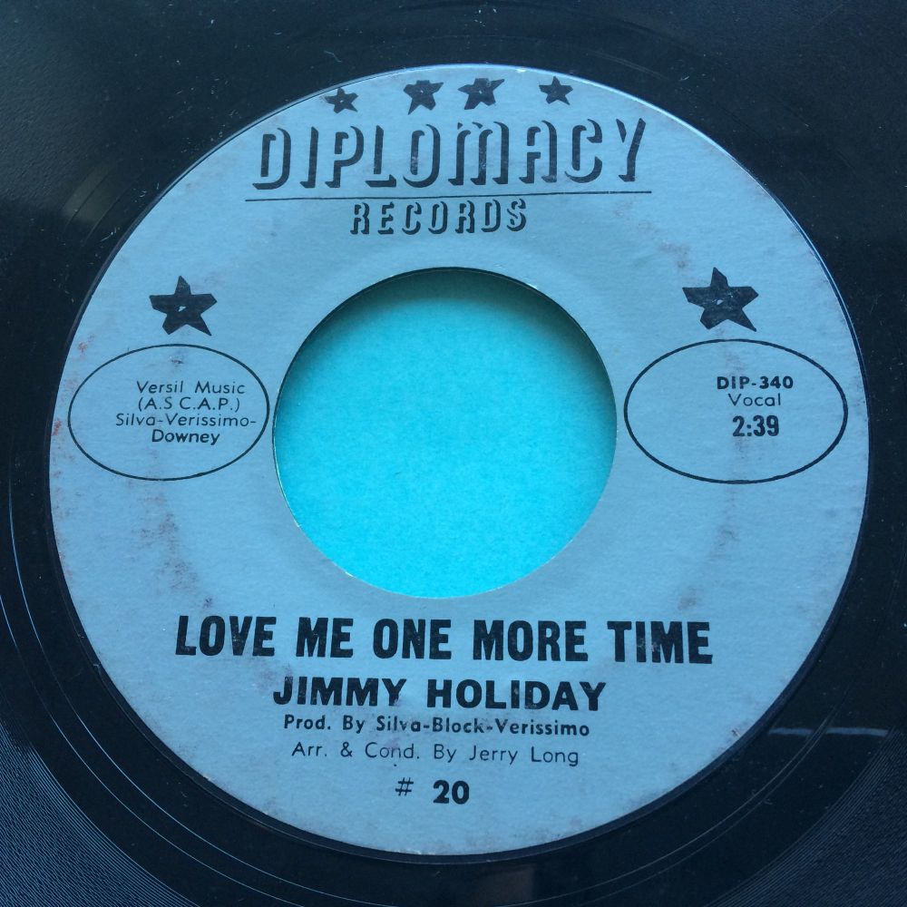 Jimmy Holiday - Love me one more time b/w The New Breed - Diplomacy - VG+