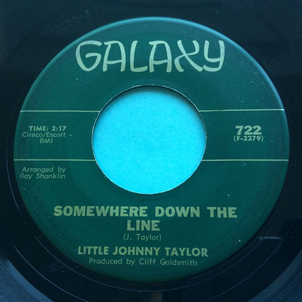 Little Johnny Taylor - Somewher down the line - Galaxy - VG+