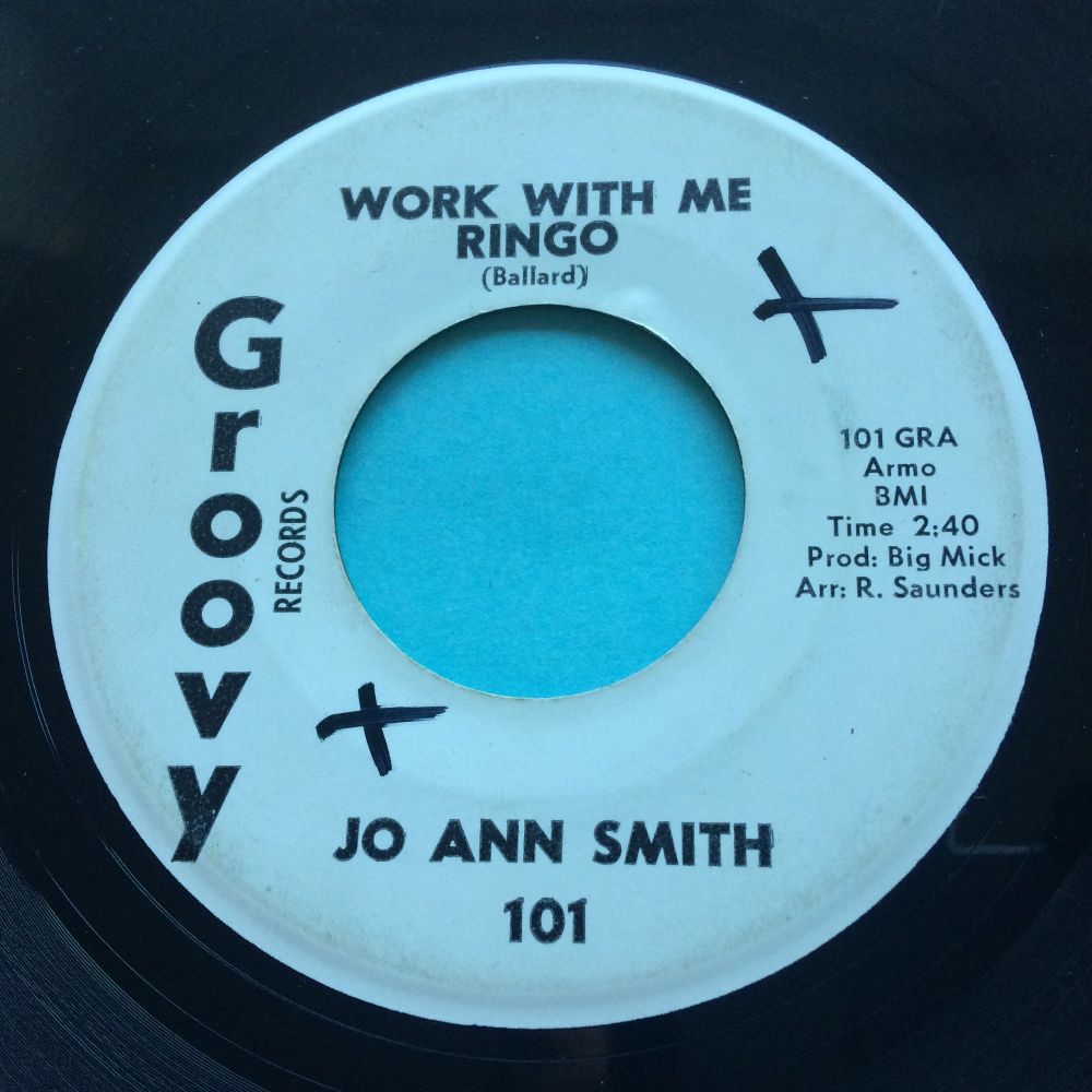 Jo Ann Smith - Work with me Ringo - Groovy promo - Ex- (xol)
