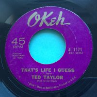 Ted Taylor - That's life I guess - Okeh - Ex-