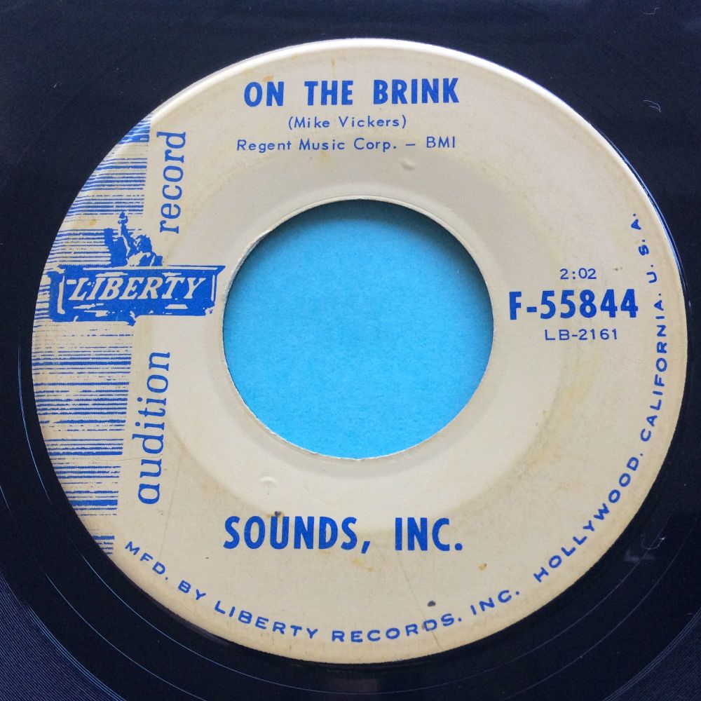 Sounds, Inc. - On the brink b/w I am comin' through - Liberty promo - VG+