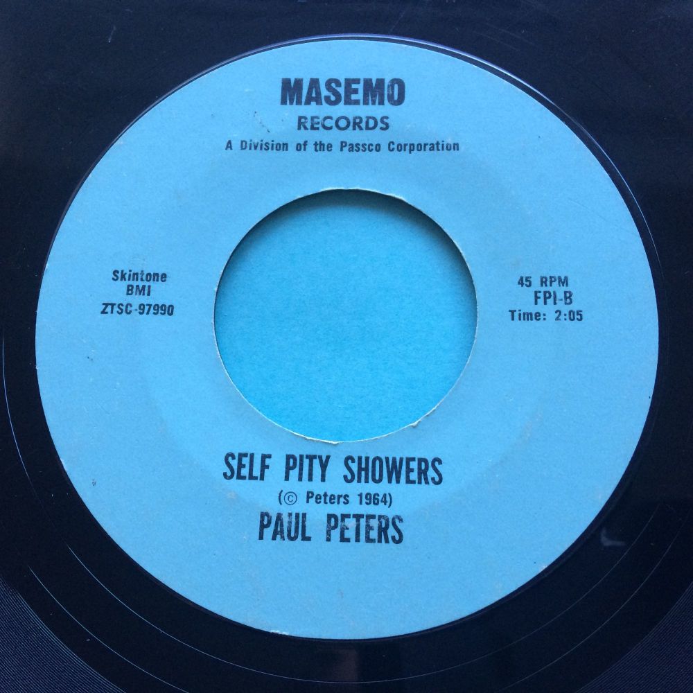 Paul Peters - Self pity showers - Masemo - VG+