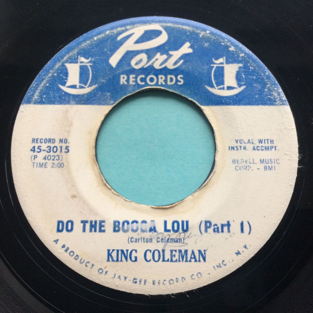 King Coleman - Do the booga lou - Port - VG+