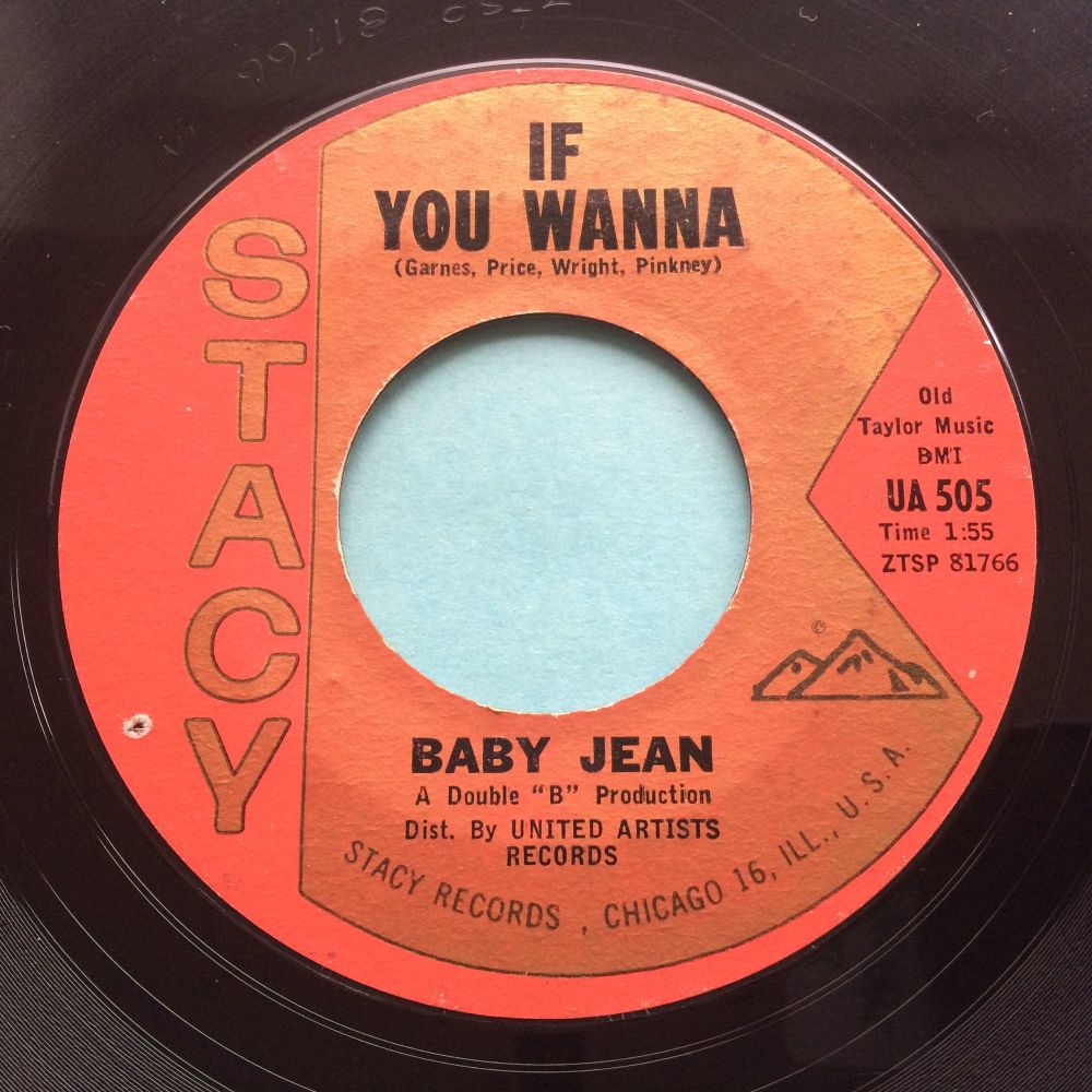 Baby Jean - If you wanna b/w Oh Johnny - Stacy - VG+