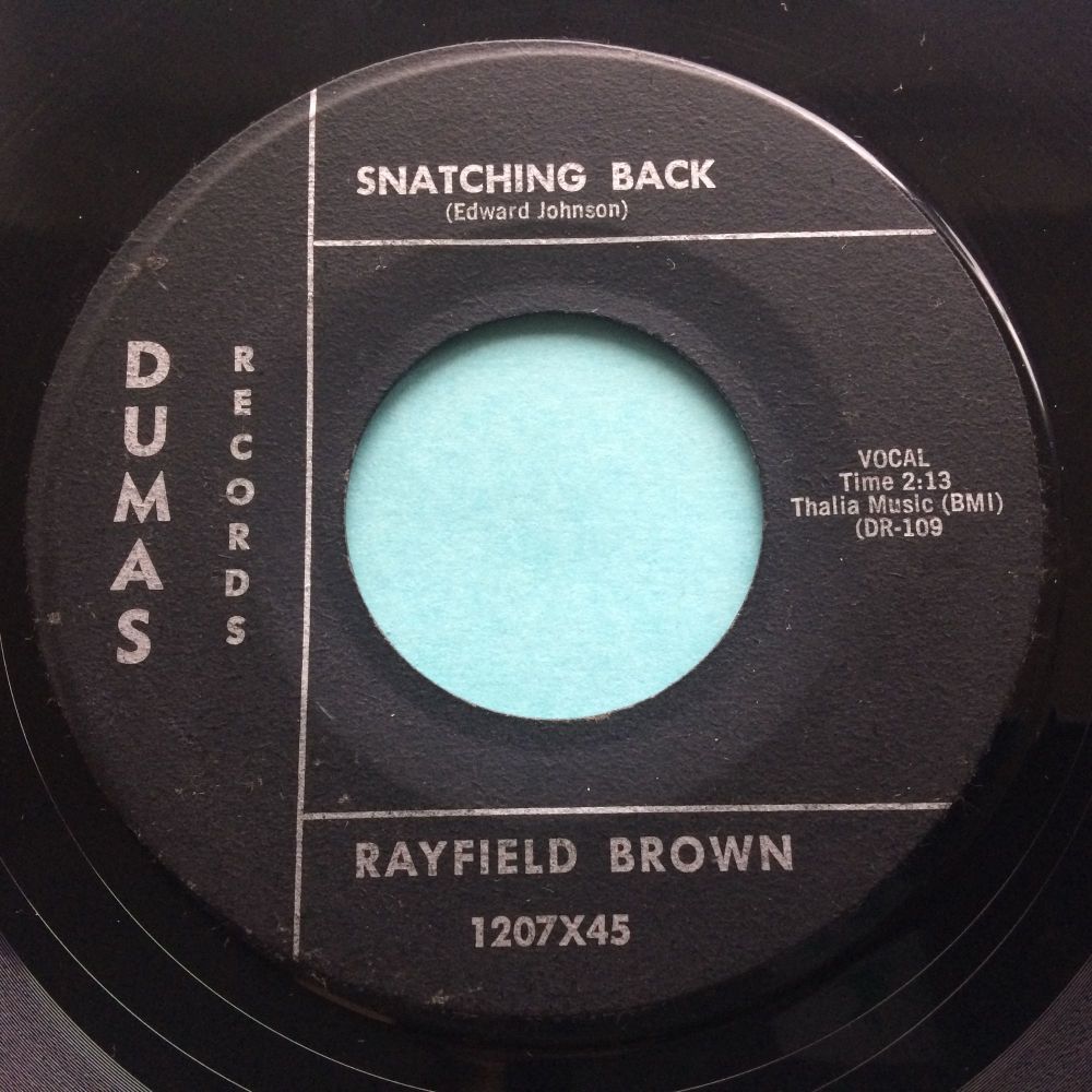 Rayfield Brown - Snatching back - Dumas - Ex-