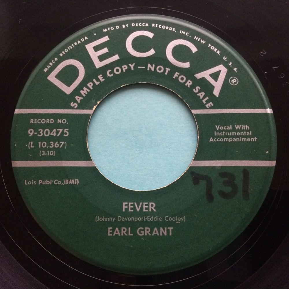 Earl Grant - Fever - Decca - Ex