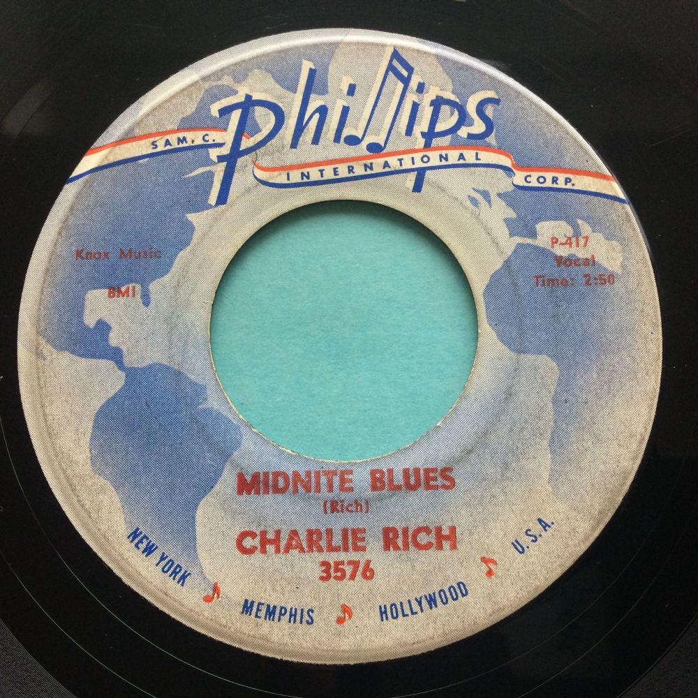 Charlie Rich - Midnite Blues - Phillips - Ex-