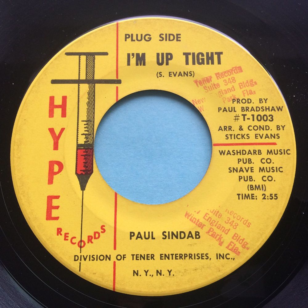 Paul Sindab - I'm uptight - Hype - VG+