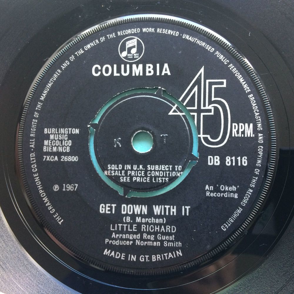 Little Richard - Get down with it - U.K. Columbia - Ex