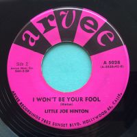 Little Joe Hinton - I won't be your fool - Arvee - Ex