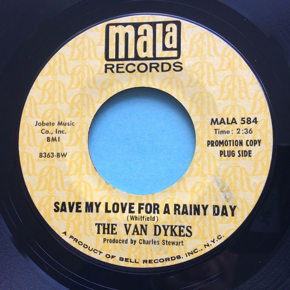 The Van Dykes - Save my love for a rainy day - Mala promo - Ex-