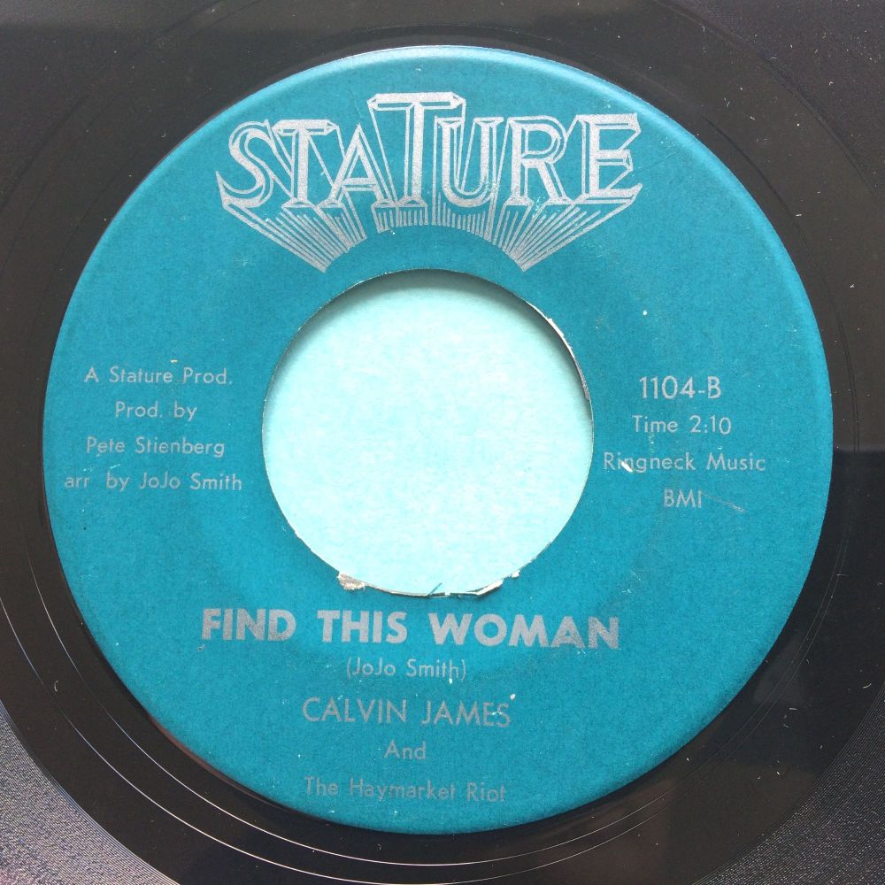 Calvin James - Find this woman - Stature - Ex