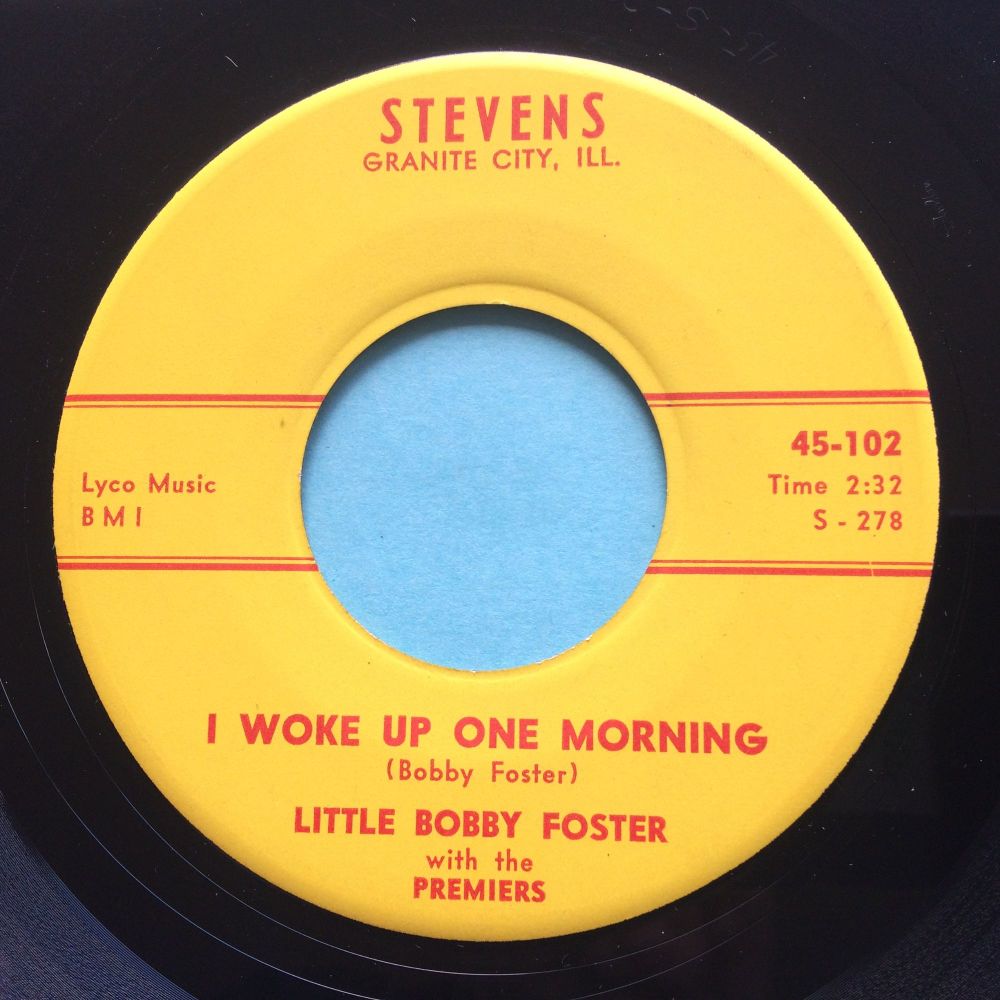 Little Bobby Foster - I woke up one morning b/w Shirley can't you see - Ste