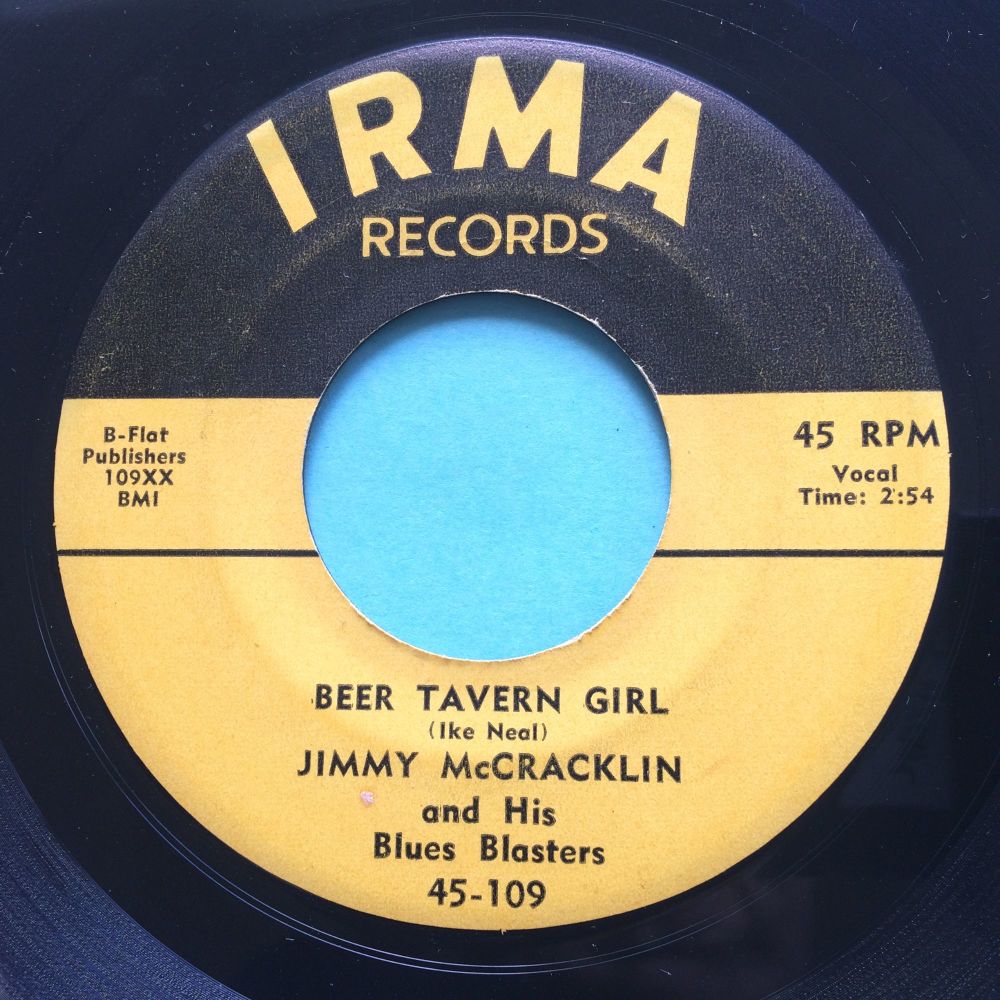 Jimmy McCracklin - Beer tavern Girl - b/w Love for you - Irma - Ex-