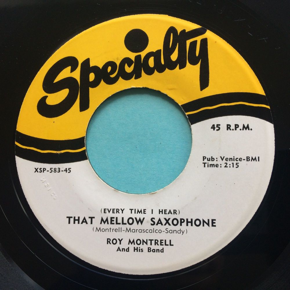 Roy Montrell - That mellow saxophone - Specialty - Ex-