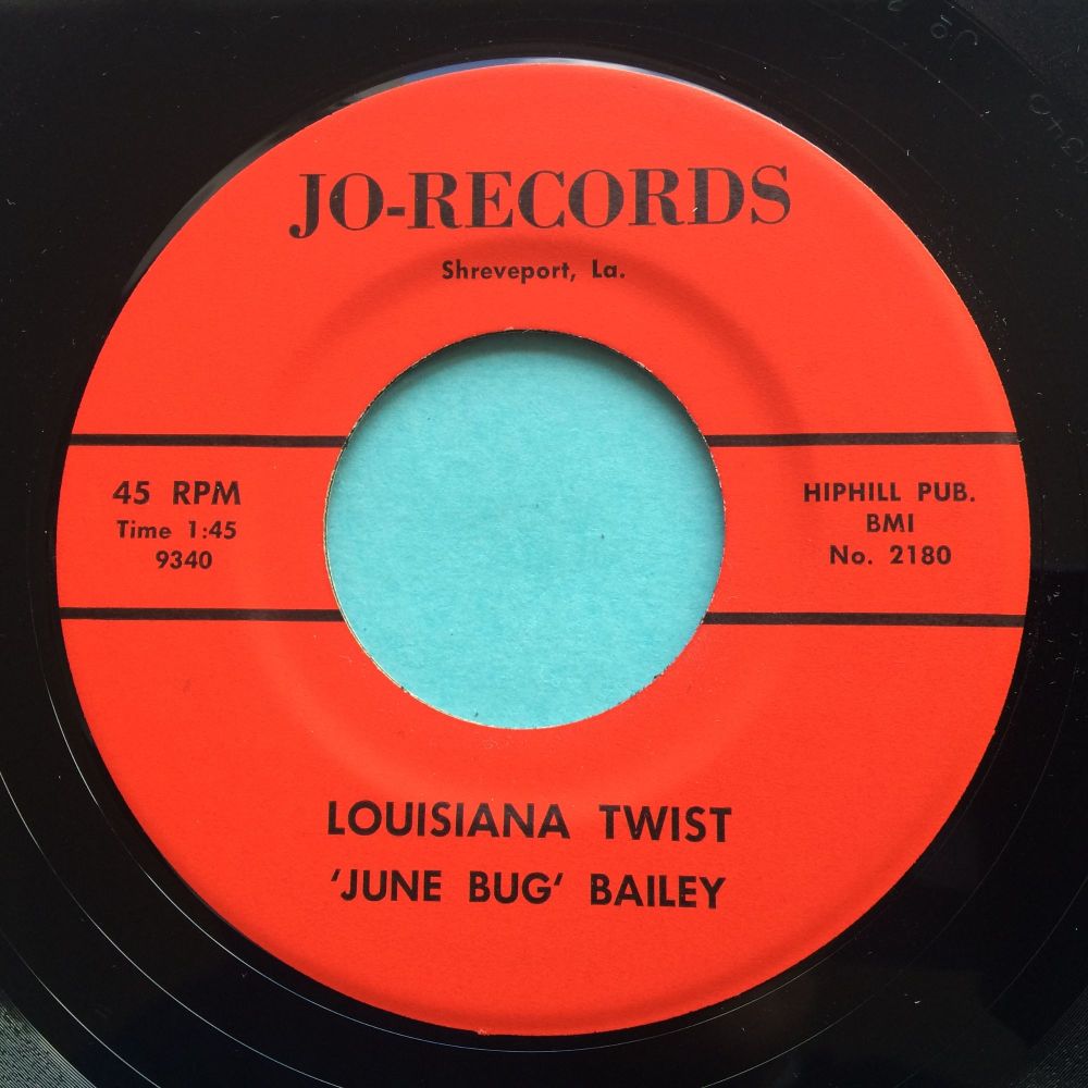 'June Bug' Bailey - Lee Street Blues b/w Louisana Twist - Jo-Records - Ex