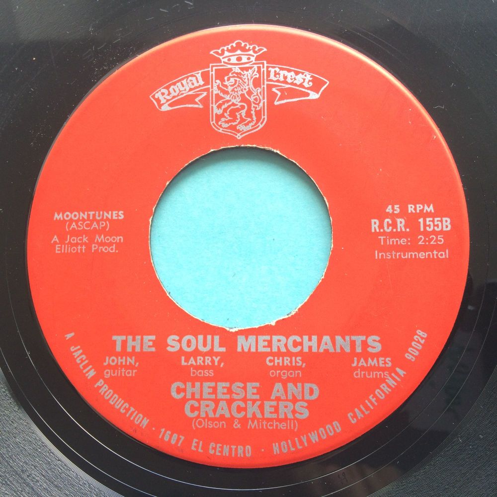 Soul Merchants - Ain't gonna go for that b/w Cheese and Crackers - Royal Crest - VG+